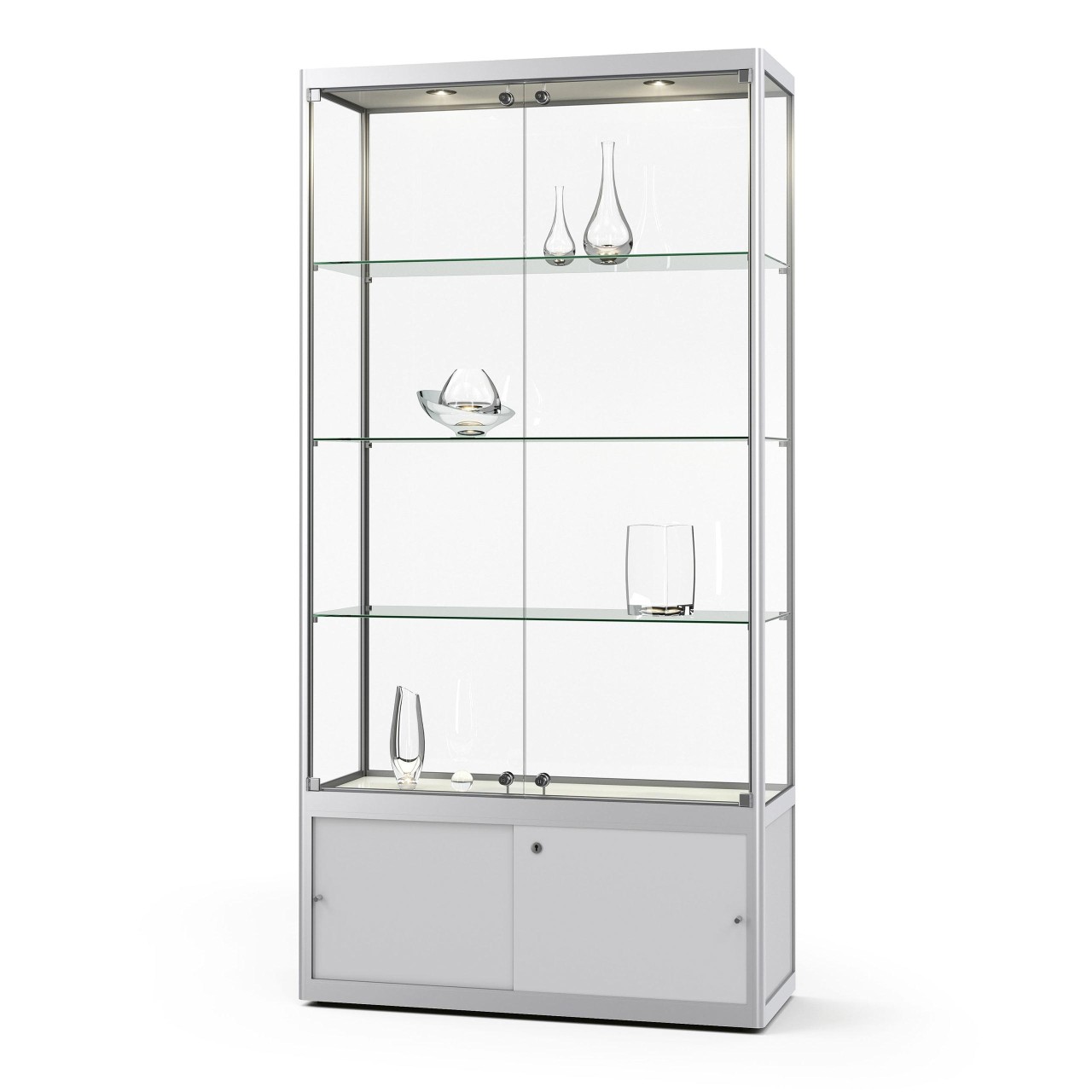 Glasvitrine mit Unterschrank - Versus